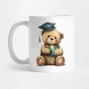 Watercolor Teddy Bear Graduation Mug